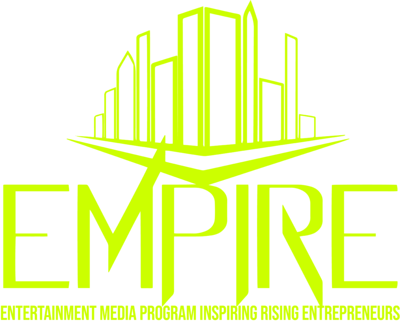 Yellow urban skyline with "EMPIRE" text.