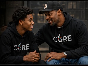 Mentor speaking with a youth participant